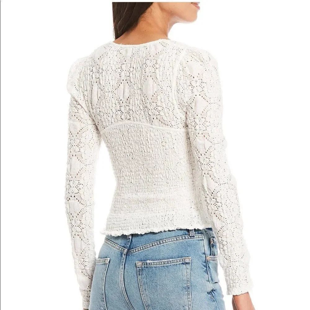 Free People Cream Top  - Picture 3 of 11